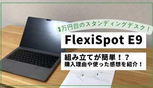 3万円台と安価なスタンディングデスク！テレワーク向けなフレキシスポットE9で快適デスクワークを！FlexiSpot E9の魅力は！？